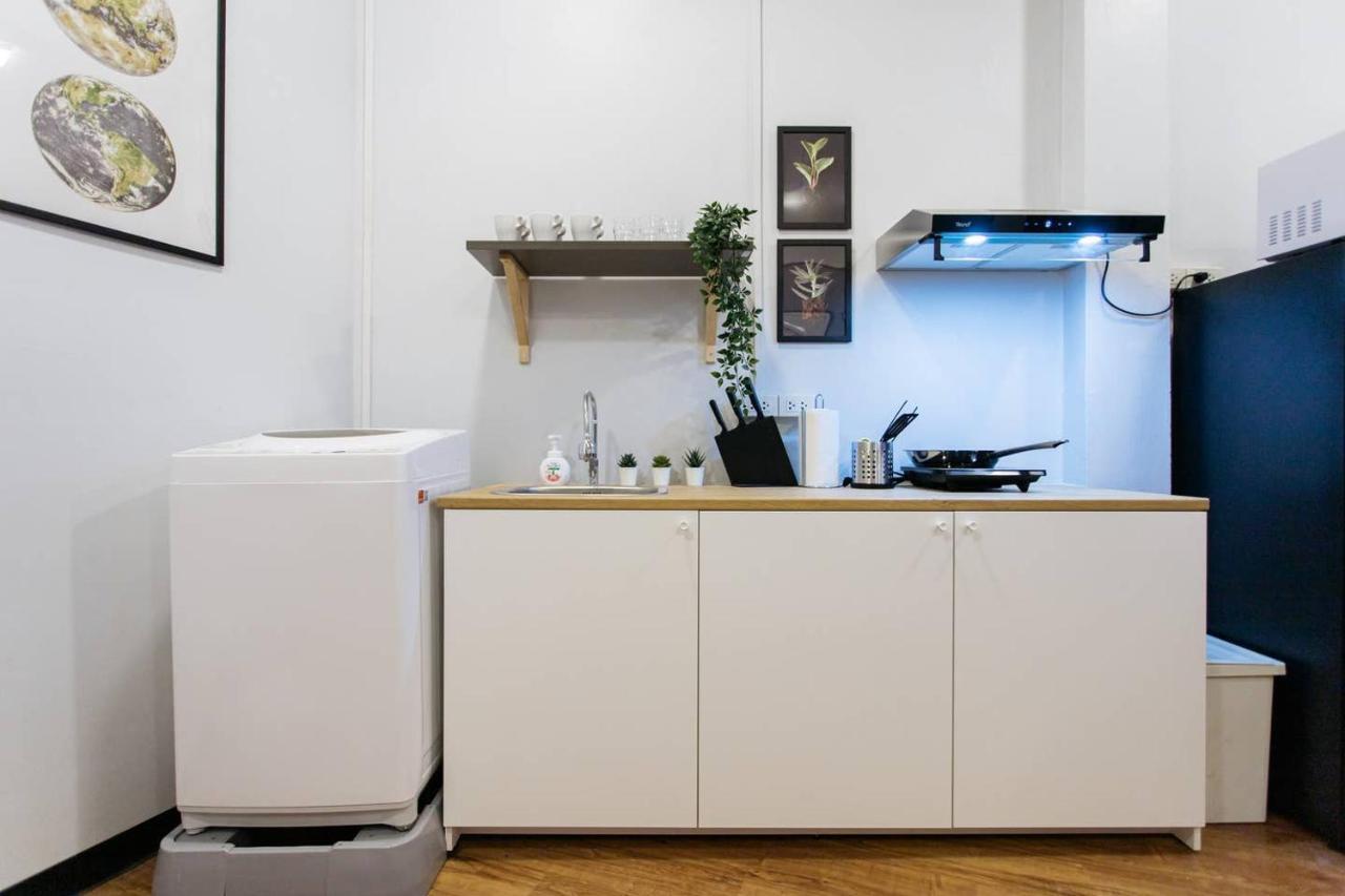U3 Large 2 Bedroom Full Kitchen Near Bts Udomsuk Bangkok Bagian luar foto